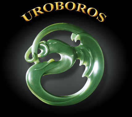 Carved Jade Uroboros